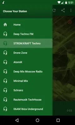 Techno Music Radio Forever Free android App screenshot 0