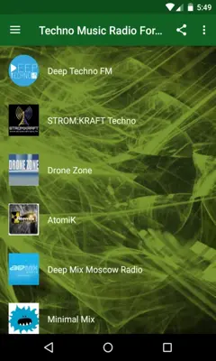 Techno Music Radio Forever Free android App screenshot 3